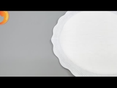 円形 丸い使い捨ての看護パッド 平面型 110-120mm サイズ ストライプ付き