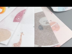 パターン印刷 使い捨ての赤ちゃんのビーブ ワン ザ ユース ノン ウェブン キャンディット ホック