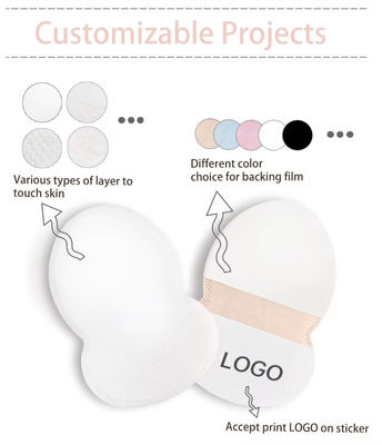 Large Breathable Disposable Sweat Absorbent Under Arm Armpit Pads Underarmpits Antiperspirant Underarm Armpit Sweat Pads